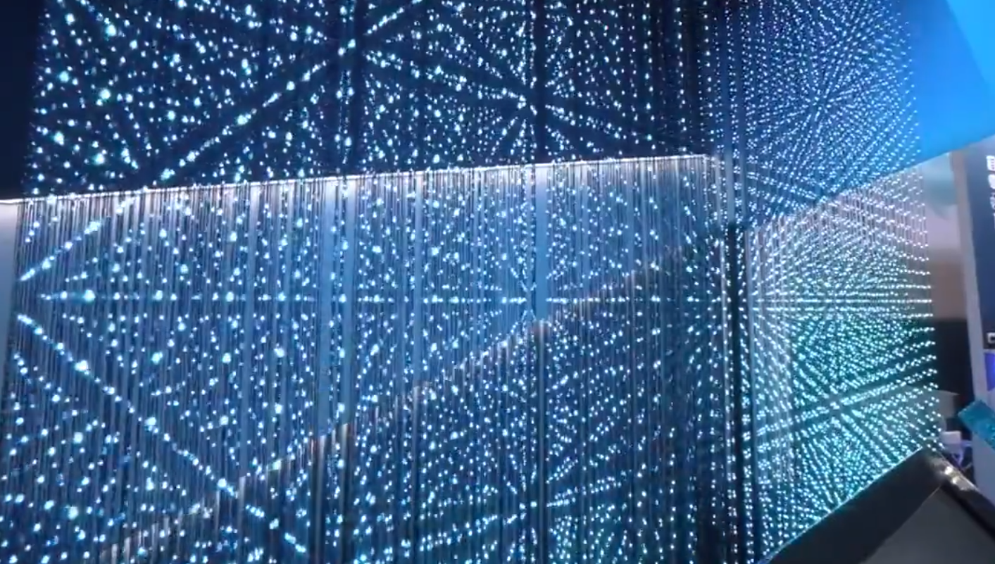 3d創意藝術燈光互動裝置