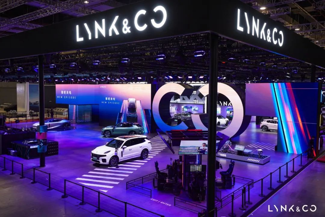 上海車展領(lǐng)克展臺設(shè)計(jì)